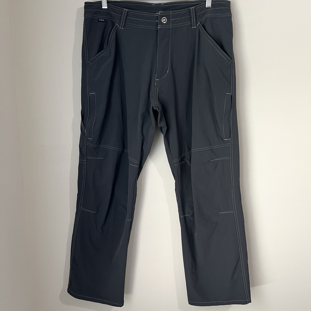 Kuhl Pants Men's Size 36x30 Gray Renegade Hiking Outdoor Cargo Utility Gorpcore